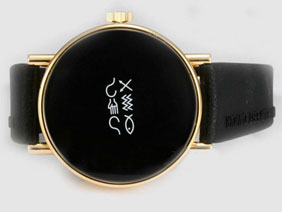 Alain Silberstein Classic Automatic Gold Case with Rubber Strap 