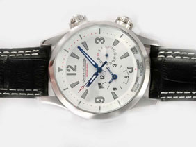 Jaeger-Lecoultre Master Compressor Geographic Automatic with White Dial 