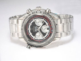 Omega Speedmaster Chronograph Automatic with Black Dial 