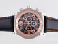 BRM V16-46 Working Chronograph with Black Dial-Rose Gloden Marking