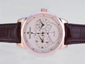Wholesale Jaeger-Lecoultre Duometre Working Power Reserve Rose Gold Case with Champagne Dial