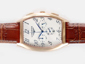 Longines Evidenza Working Chronograph Rose Gold Case with White Dial-Roman Marking