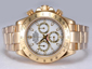 Wholesale Rolex Daytona Working Chronograph Full Gold with White Dial
