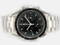 Omega Speedmaster 50th Anniversary Chronograph Lemania Movement with Black Dial and Bezel