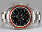 Omega Seamaster Planet Ocean Working Chronograph Black Dial with Orange Bezel Same Chassis As 7750-High Quality