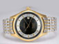 Omega Hour Vision See Thru Case Automatic Two Tone with Black Dial