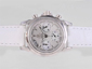 Omega De Ville Working Chronograph with White Dial and Strap- Lady Size