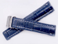Breitling Blue Leather Strap with Deployment Buckle-22MM 