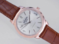 Glashutte Original Classic Manual Winding Rose Gold Case with White Dial