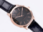 Wholesale Glashutte Original Classic Manual Winding Rose Gold Case with Black Dial